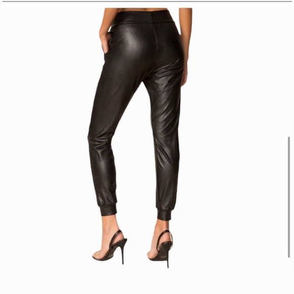 commando Women's Faux Leather Jogger Large - Picture 4 of 9